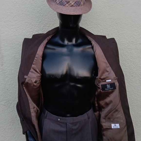 GIANNI VALENTE MEN'S PURE WOOLMARK WOOL (3) BUTTON BLAZER (INDIA) - Picture 6 of 17